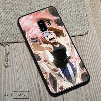 Anime My Hero Academia OCHACO URARAKA Phone Case Cover for Samsung Galaxy S10 S9 S8 S7 Note 9 8 | Мобильные телефоны и