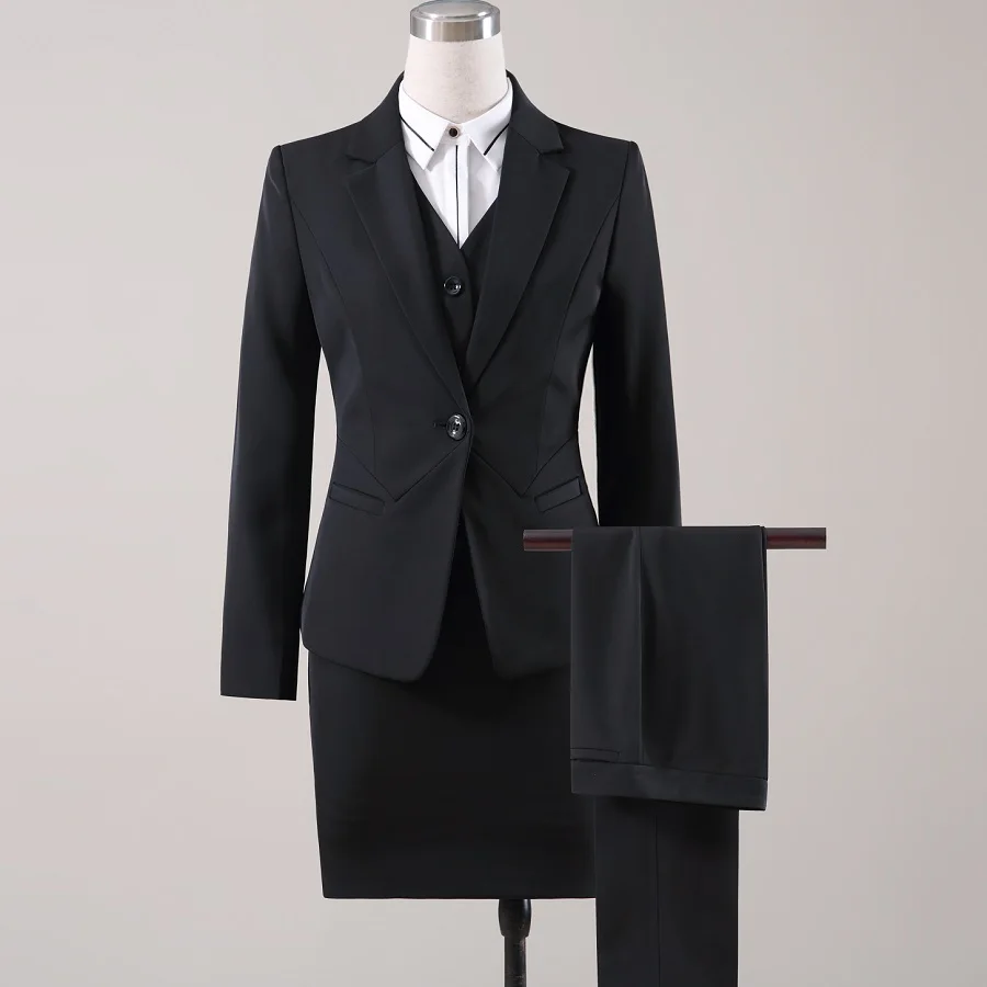 ACRMRAC женские костюмы сплошной цвет тонкий серый пиджак костюм брюки OL формальные женские брючные костюмы женские деловые костюмы
