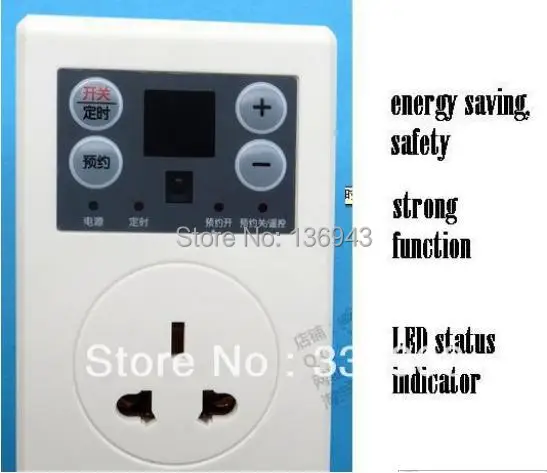 

A-pore PT-24 Remote Control Timer Sockets Switch Electronic Smart Power Timer Socket