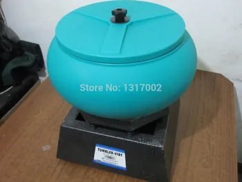 

Capacity 6 kg Medium Size Vibratory Tumbler, Desktop Polishing Machine Gold/Silver burnishing cleaning grinding engravingTumbler