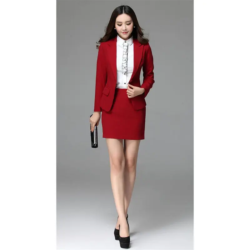 business suit with skirt