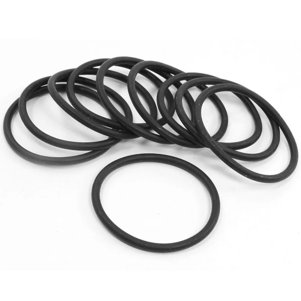 10Pcs 47mm OD 3.1mm Thickness Industrial PU O Ring Oil Seal Gaskets