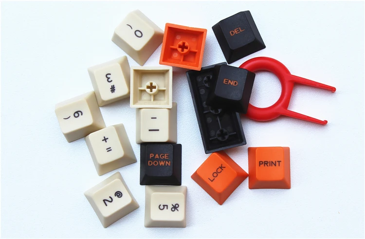 Английская версия dye-сублимируется Keycap большой углерода 124 DIY колпачки PBT Вишневый Оригинальный высота клавиши для механической клавиатуры