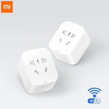 

Original Xiaomi Smart Socket Intelligent Plug Basic WiFi Wireless Remote Accept EU US AU Plug Adaptor Power on/off with phone
