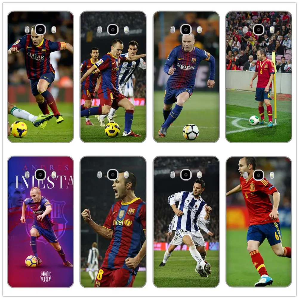 

Andres Iniesta Spanish football Soft TPU Phone case For Samsung Galaxy J3 J4 J5 J6 J7 J8 2016 17 18 EU VERSION Shell