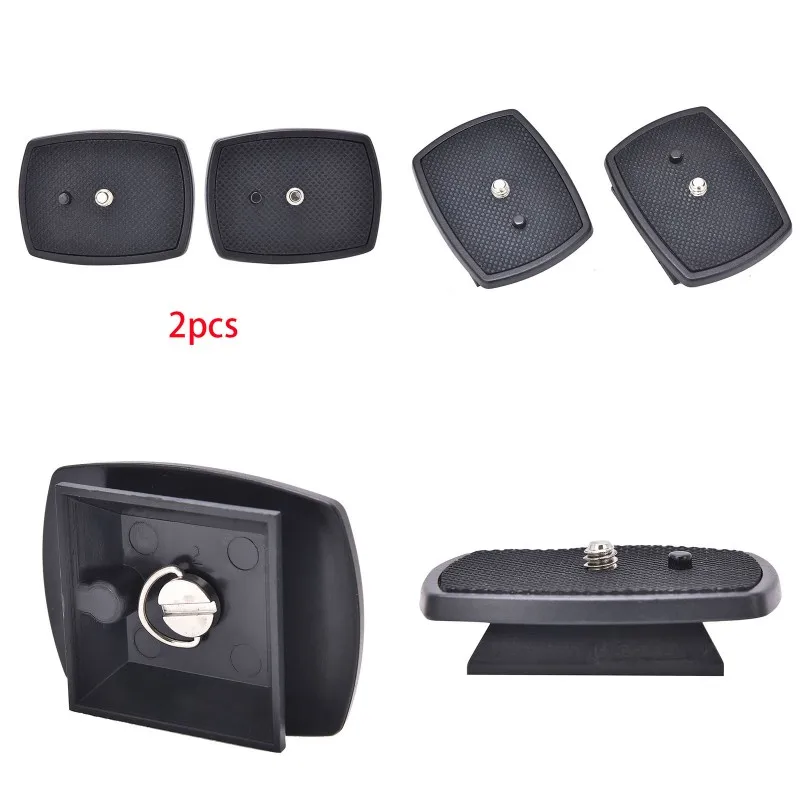 

HOT 2pcs/lot Universal Tripod Plate Quick Release Plate Screw Adapter Mount Head DSLR Camera