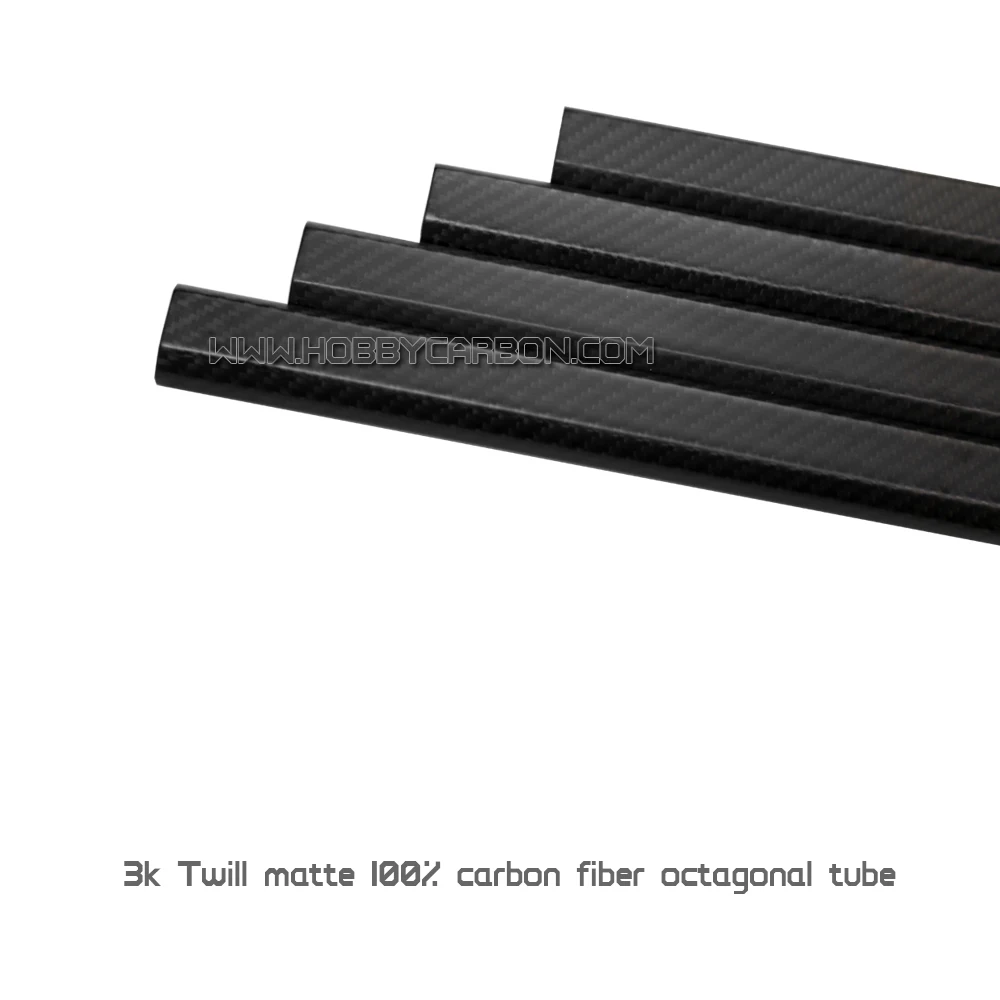 HOBBY CARBON оптовая цена 6 шт. 20x30x500 мм 100% углеродная восьмиугольная трубка для