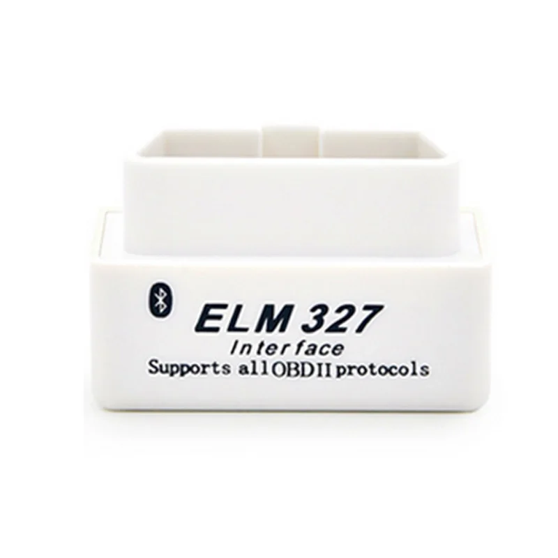 Авто Высокое качество Мини Elm 327 Bluetooth V1.5 OBD/OBD2 автомобиль сканер Интерфейс elm327 OBDII диагностический сканер инструмент - Цвет: White