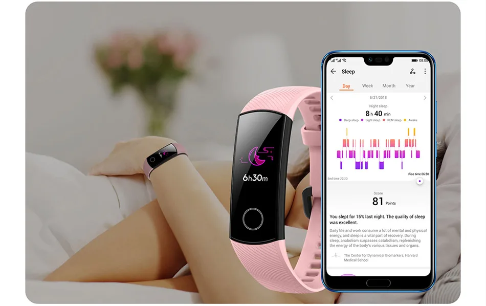 Huawei Honor Band 4 Band 5 Смарт-браслет Здоровье Фитнес-браслет трекер Amoled 0,9" сенсорный экран для сердечного ритма монитор