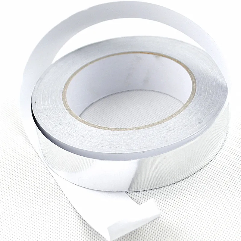 

Useful Aluminium Foil Adhesive Sealing Tape Thermal Resist Duct Repairs High Temperature Resistant Foil Adhesive Tape 3cm