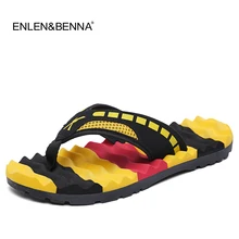 Новинка года; мужские Вьетнамки; сандалии EVA; Массажная повседневная мужская обувь; шлепанцы; летние модные пляжные вьетнамки на платформе; sandalias mujer