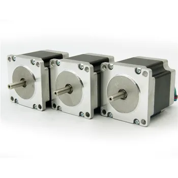 

3PCS 4leads NEMA23 stepper motor 57HS56A43006/57HS56A43008 1.3N.m(186oz-in) 3.0A 56mm length shaft diameter 6.35/8.0mm for laser