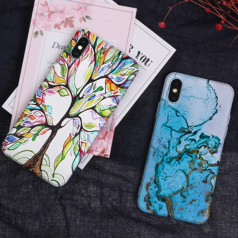 

Painted Marble Silicone Phone Cases For Xiaomi Redmi 4A Note 2 3 7 6 Shell Retro Wood Back Cover for Mi Max max2 Mix2 fundas