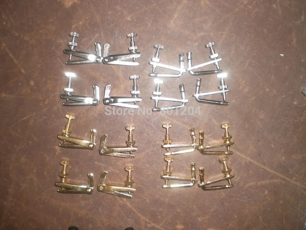 

16 PCs Brand New Violin fine tuner 3/4-4/4 2kinds Silver & Gold color tuner