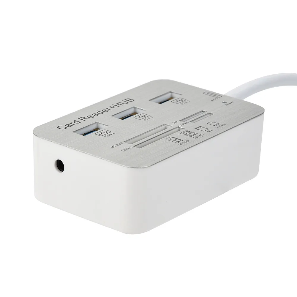 CARPRIE Usb концентратор 3 1 высокое качество порта Алюминиевый USB с MS SD M2 TF мульти в