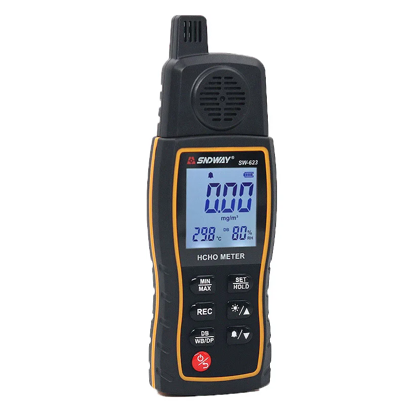 SNDWAY SW623 Digital Formaldehyde Detector Meter Formaldehyde Air Quality Tester Sensor 0-2.50mg/m3