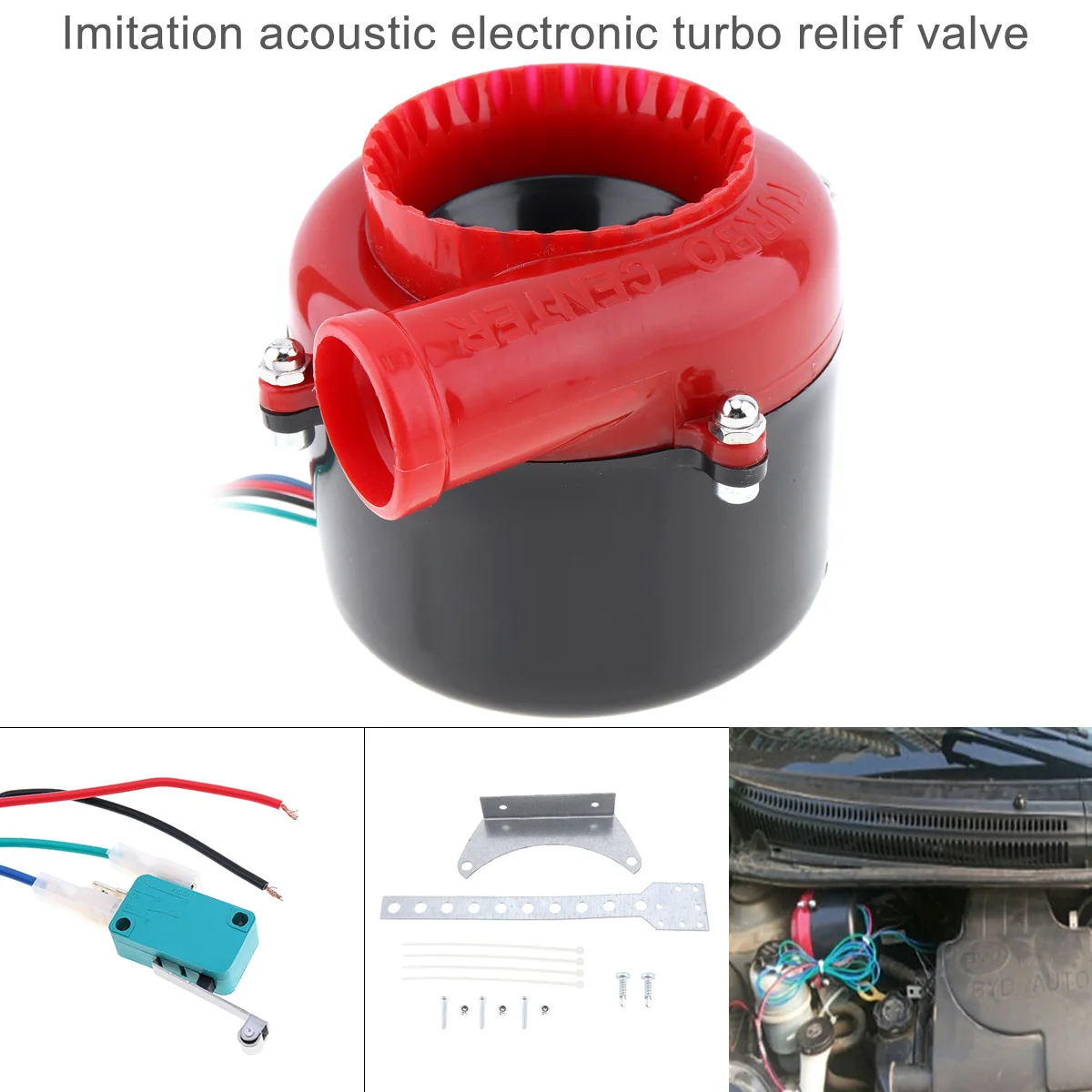 

Universal Imitation Acoustic Electronic Turbo Relief Valve Dump Electronic Turbo Blow Off Valve SSQV BOV