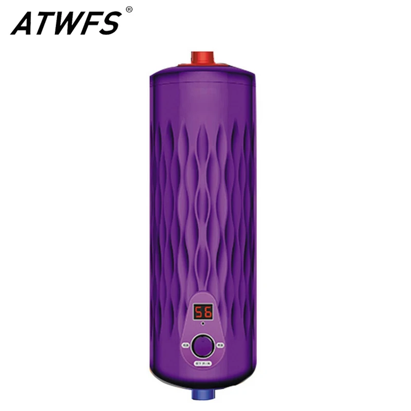 ATWFS Tankless Water Heater 220V 5500W Thermostat Digital Electric