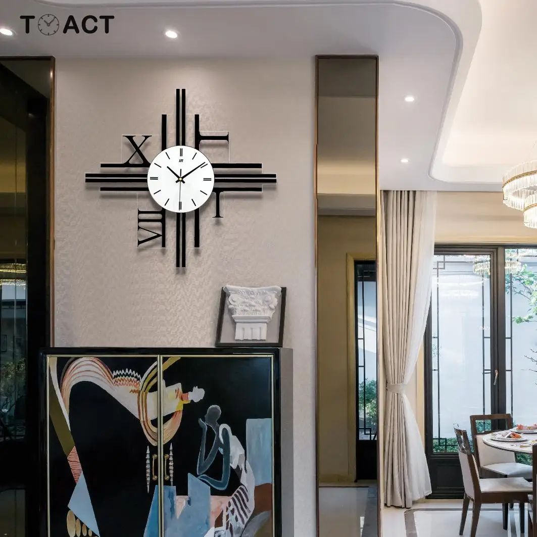 

Large Digital Wall Clock Acrylic Mirror Clocks Silent Square Modern Minimalist Big Wall Watches Home Watch Decorations