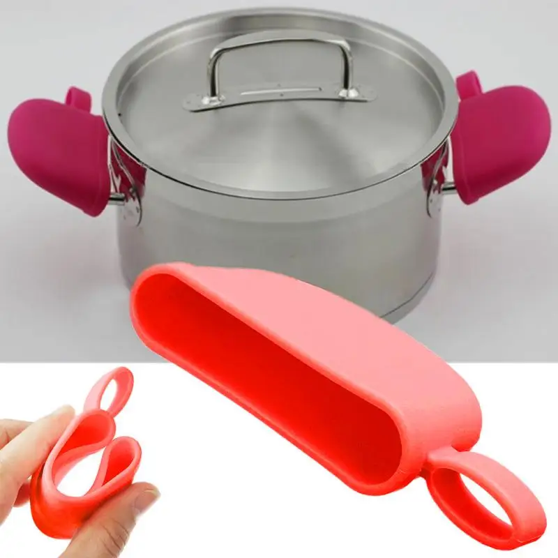 New Silicone Pot Handle Cover Durable Heat resistant Anti skid Safe