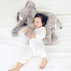 5 цветов детский серый слон Плюшевые игрушки Мягкая Подушка новорожденная подушка кукла постельное белье слон с длинным носом для подарков