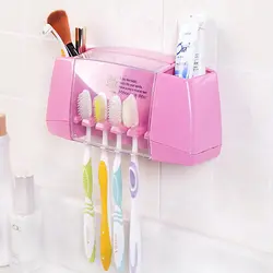 Многофункциональная зубная щетка держатель для хранения мыльница, аксессуары для ванной комнаты всасывающие крючки зубная щетка