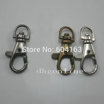 

100 PCS SWIVEL CLIPS SNAP Hook TRIGGER Lanyard Lobster Clasp 5/16" 7mm L39 Color Choice