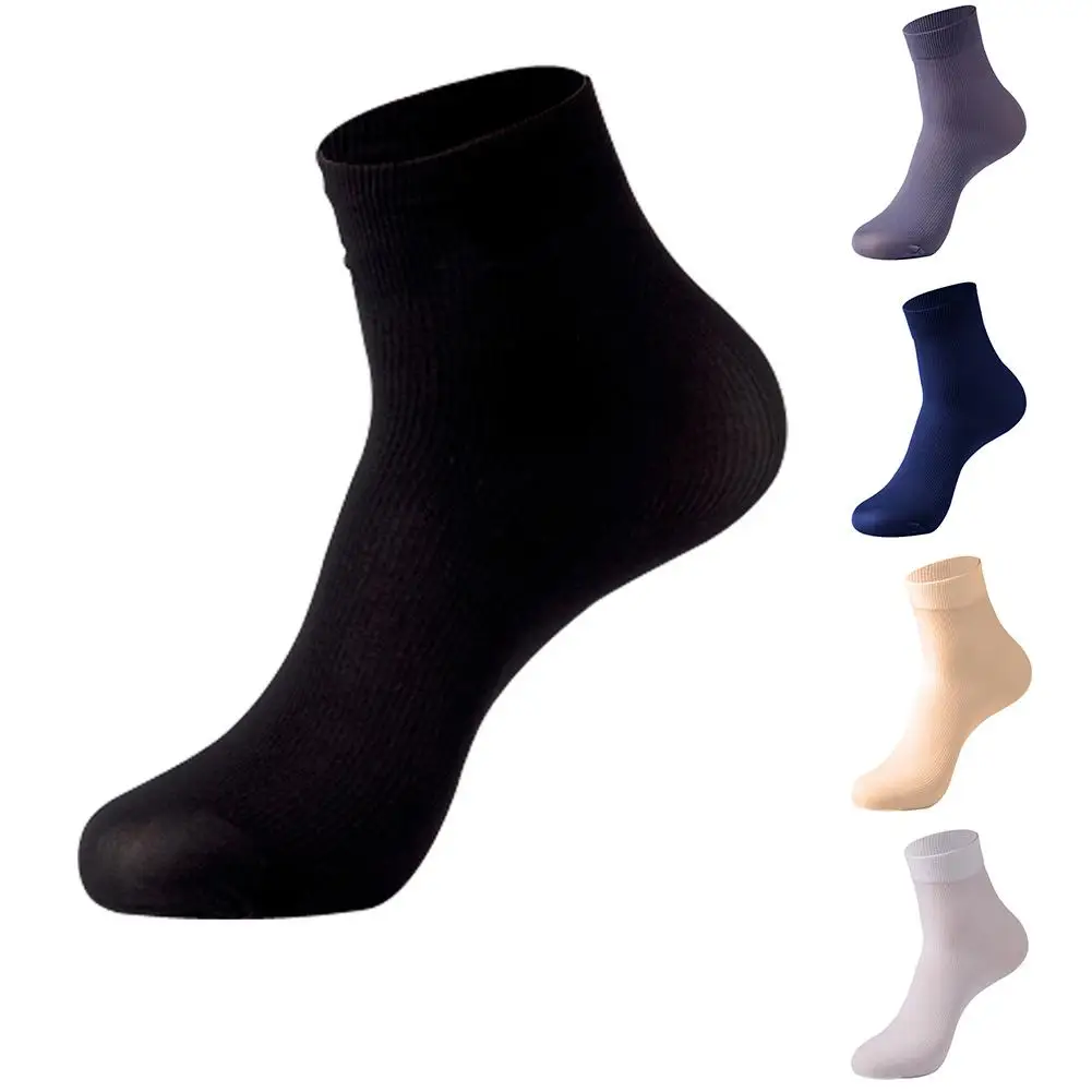 

10Pairs/Sets Thick Silk Socks Disposable Solid Color Unisex for Ice Rink Foot Bath Hosiery Women Man Ankle Socks Underwear