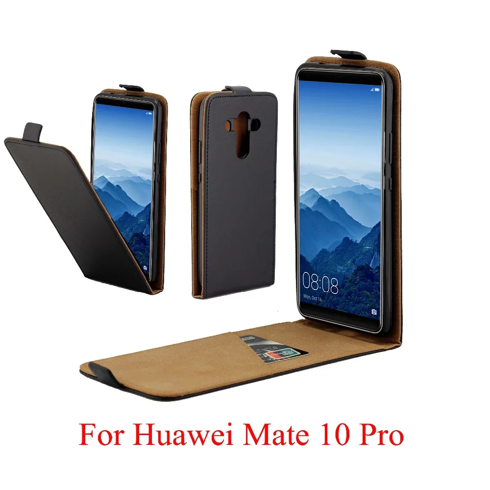 

For Huawei Mate 10 Pro Cover Luxury PU Leather Flip Case For Huawei Mate 10 Pro Vertical Open Down Up Cover for Mate 10Pro Case