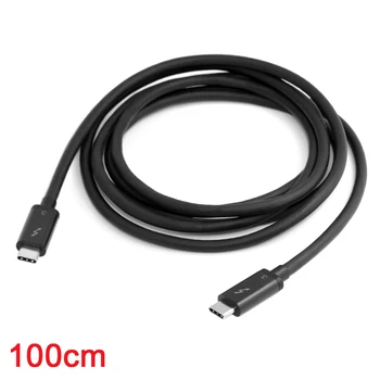 

100cm Thunderbolt 3 USB-C USB 3.1 Type CMale to Thunderbolt3 Male 40Gbps Cable for PC & Laptop