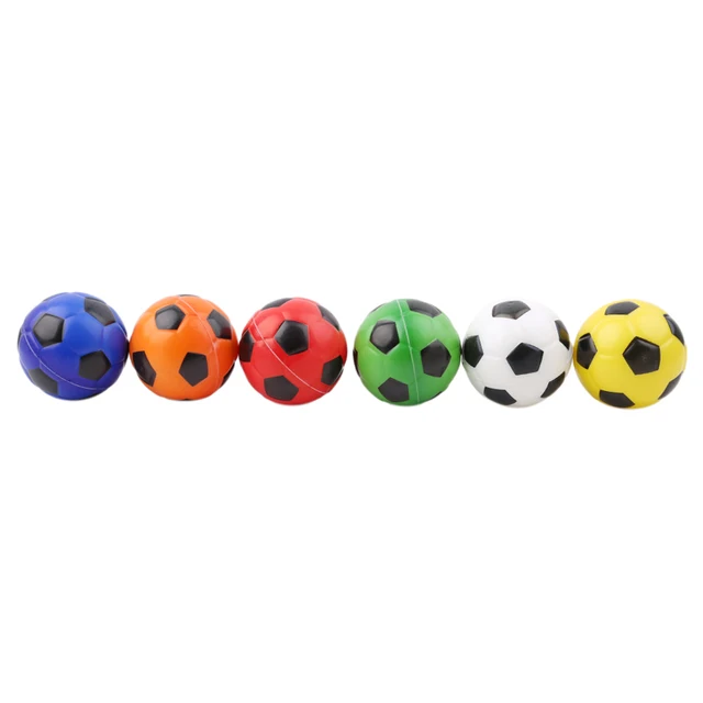 12pcs/pack Colorful Hand Football Exercise Soft Elastic Stress Reliever Ball Kid Small Ball Toy Adult Massage Toys 2