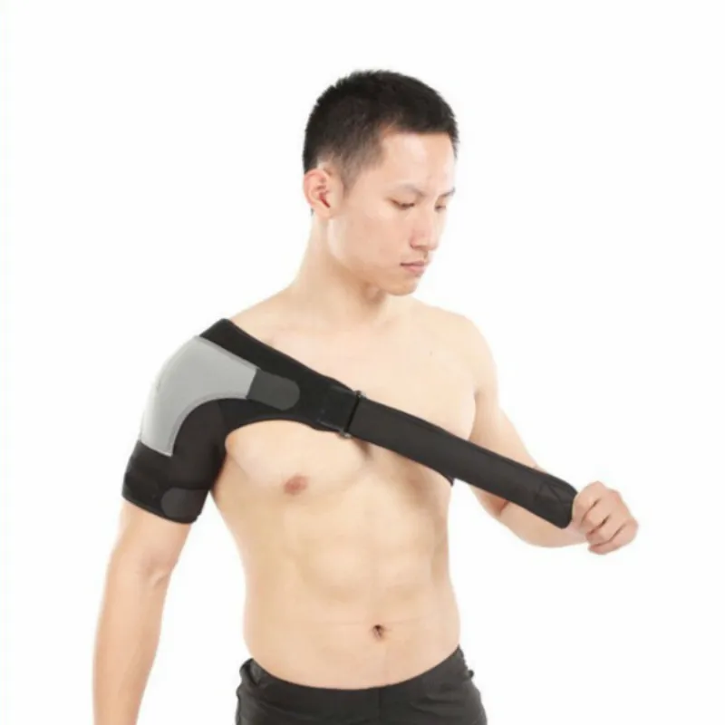 Adjustable Breathable Shoulder Protect Strap Gym Sports Single Shoulder