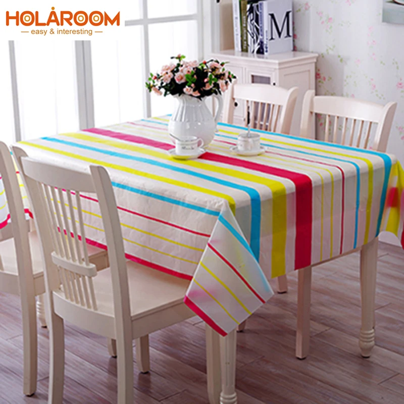 

Pastoral PVC Table Cloth Waterproof Oilproof Tablecloth Korean printing pattern Plastic Table Covers Anti-Hot Coffee Tablecloth