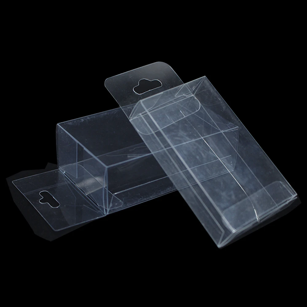

100Pcs/lot Plastic Clear PVC Box Packaging Wedding Party Favor Small Gift Craft Storage Box Transparent Candy Jewelry Pvc Box
