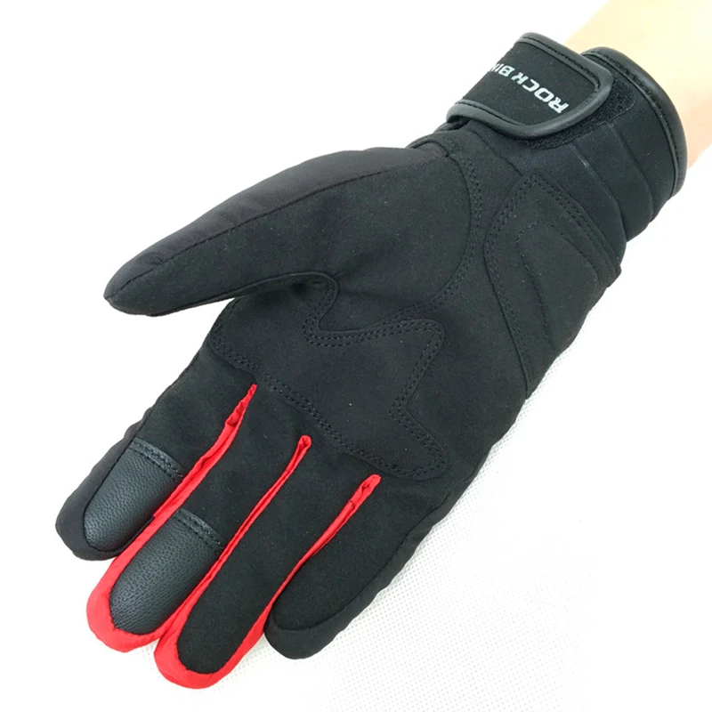 ROCK BIKER Winter Motorcycle Gloves Men Racing 100% Waterproof Windproof Warm Cycling Bicycle Cold Luvas Motor Guantes Glove