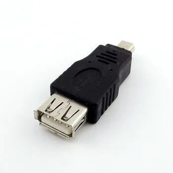 

10Pcs USB 2.0 A Female Jack To Mini 5 Pin B Male Plug USB Adapter Converter Connector