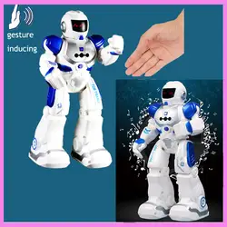 Механические интеллектуальные удаленного Управление RC боевой робот игрушки для детей жестами вызывая зарядки пение и Танцы детская