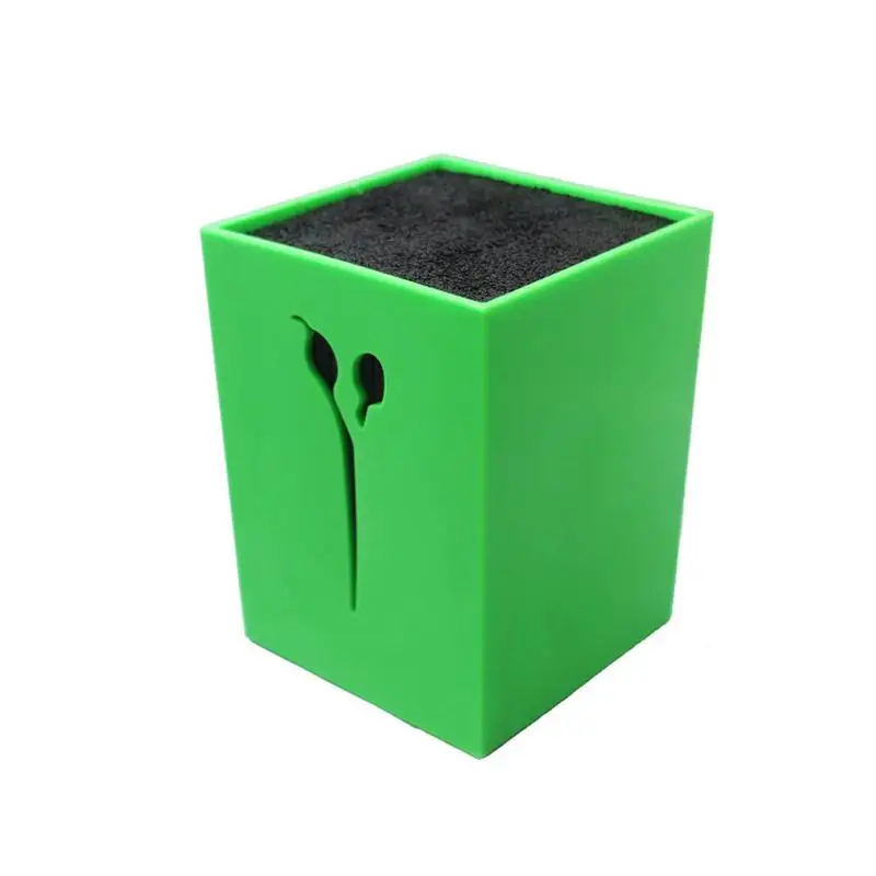 Green Парикмахерские ножницы коробка для хранения Нескользящие съемные и легко чистятся многофункциональные парикмахерские инструменты прочные - Цвет: Green