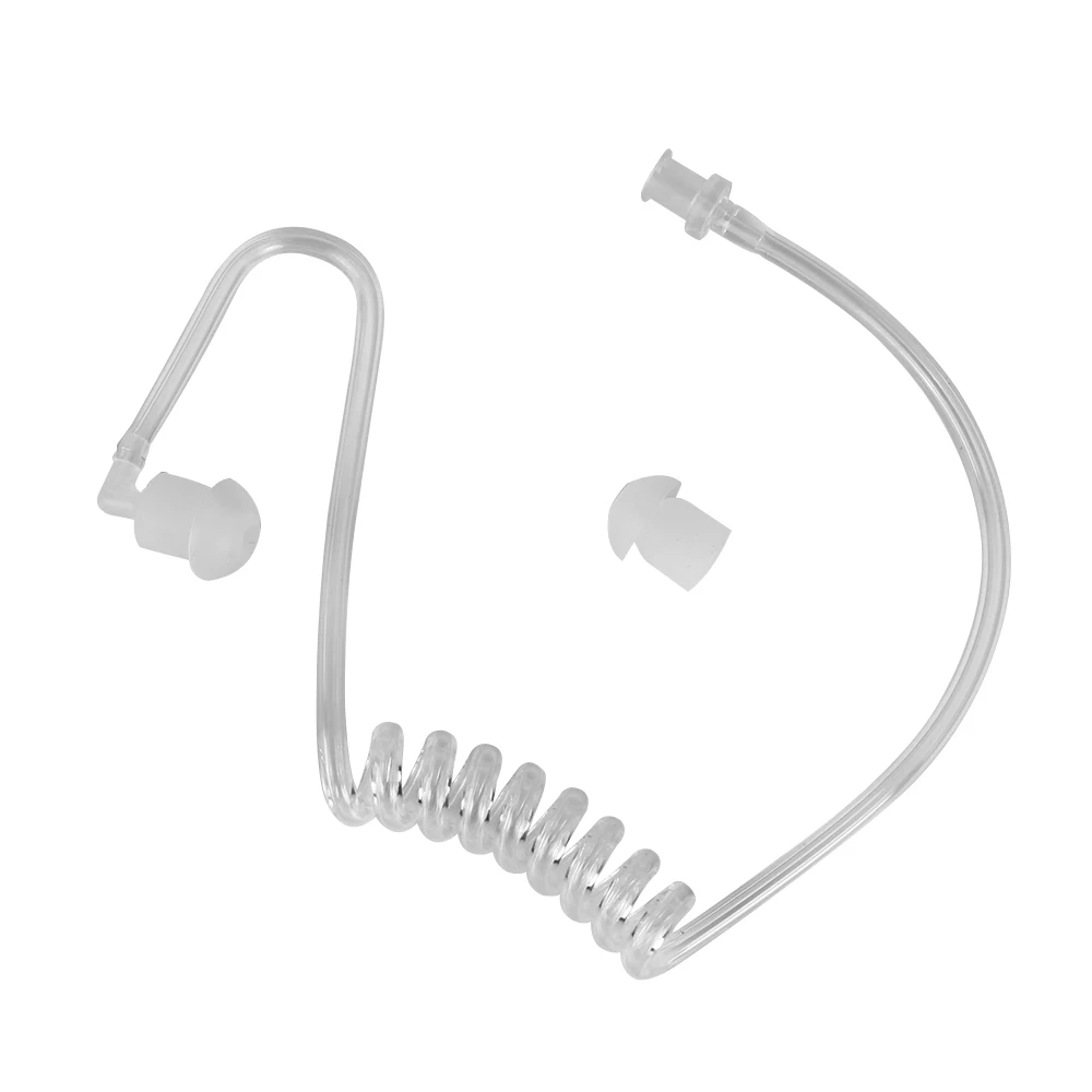 

20 pcs Detachable Transparent Hearing Aid With Ear Heads Tips for Two Way Radios Hearing Aid