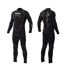 SLINX 5MM Neoprene Wetsuit Men Multifunctional Diving Suit Fleece Lining One-piece Swimwear For Snorkeling Surfing Swimming