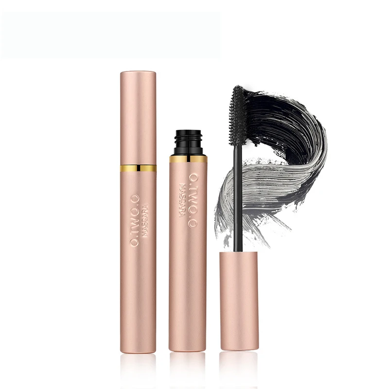 Classic Rose Gold Aluminum Tube Mascara Long Thick Waterproof Without