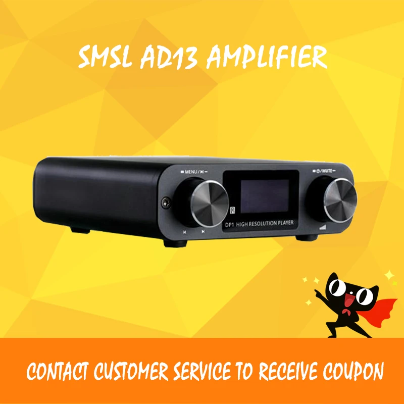 

ASD SMSL DP1 HIFI Audio Lossless Player/ DAC 32BIT/192Khz Optical Decoder/Digital Turntable/Headphone Amplifier+Remote Control