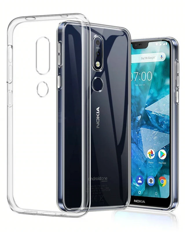 

Case For Nokia 7.1 TPU Silicon Durable Clear Transparent Soft Case for Nokia 7.1 Phone protective Back Cover 5.84"