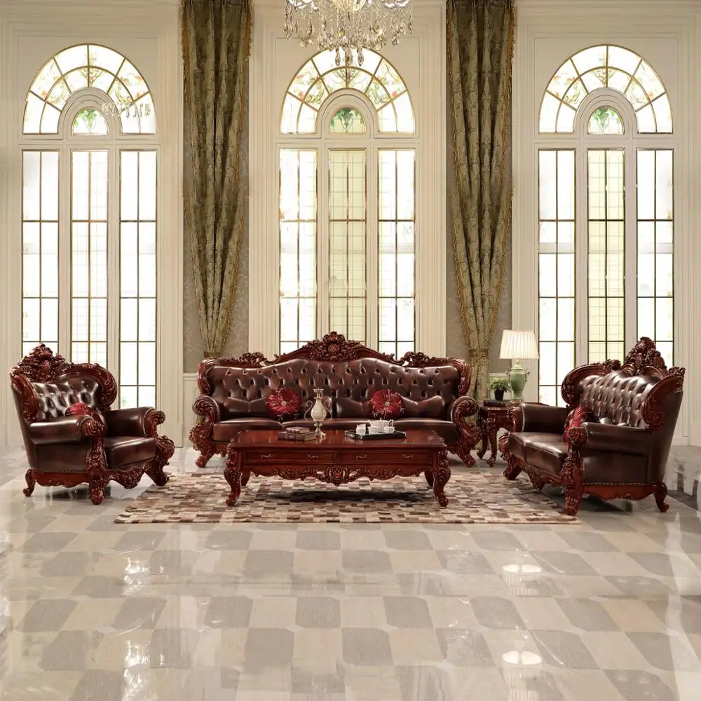Jinyufang European style luxury sofa group white real