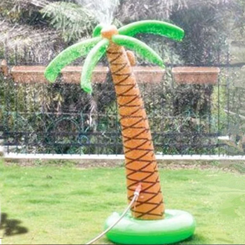 1.6M 1 Nozzle Inflatable Coconut palm Tree Water Sprinkler outdoor