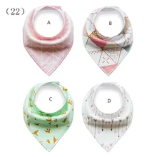 Морская Чайка+ стрела+ геометрический принт бандана нагрудники принцесса девушка/4 шт./компл