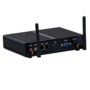 

Fanless Industrial PC,Mini Computers,Windows 10 Pro/Linux,Intel Quad Core J1900,[HUNSN BM16L],[VGA/HD/2LAN/2RS232 RS422 RS485]
