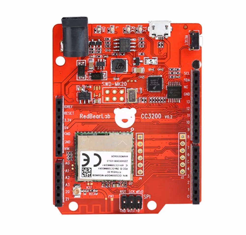 Eleduino RedBearLab CC3200 WiFi совета