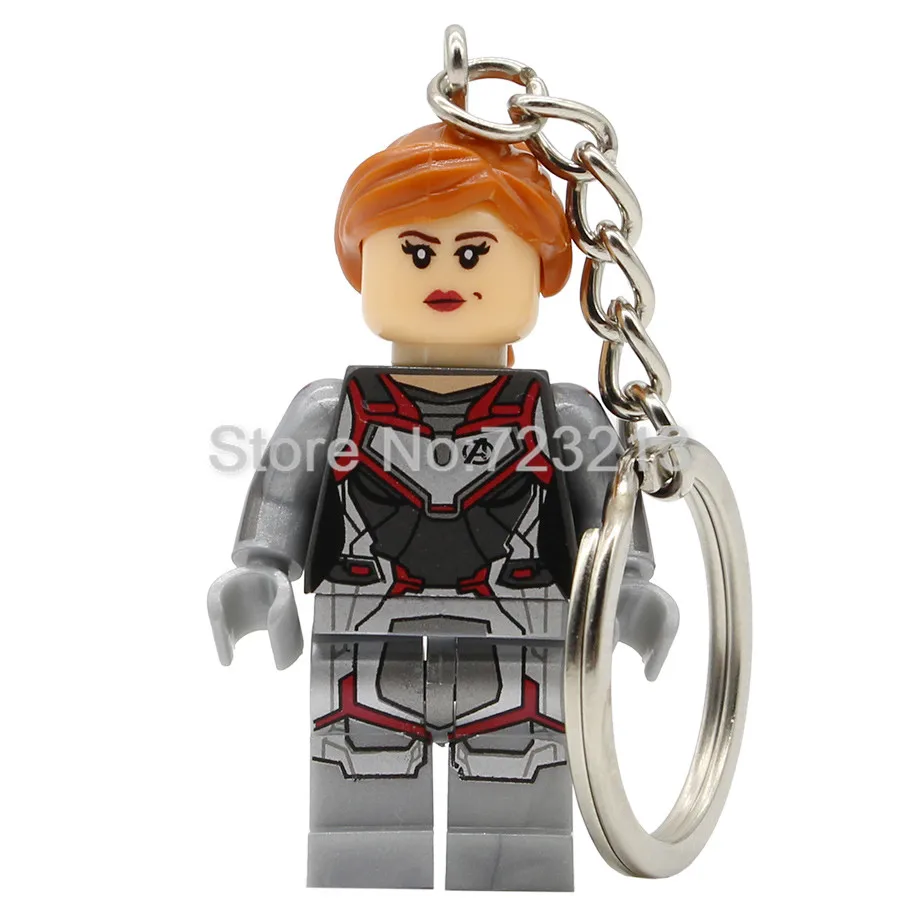 Avengers Endgame Super Hero Figure Keychain Iron Man Ant-Man Hawkeye Rocket Raccoon Thor Nebula Building Blocks Brick Toys