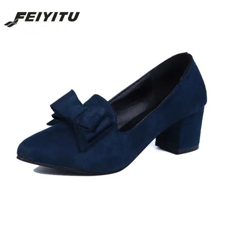 Женские туфли лодочки feiyitu весенние женские на высоком каблуке элегантные из